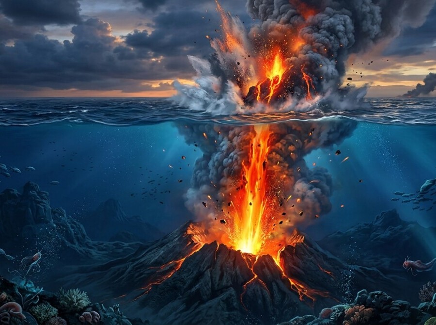 海底火山噴火